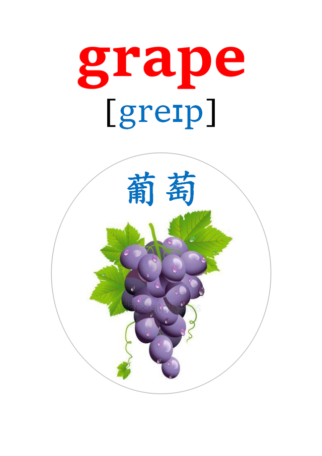 英语卡片来了！20多种水果的英语单词！apple、orange、pear