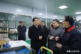 赵贡桥到联系服务重点企业开展走访调研工作图片