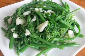 夏天多吃此菜，硒元素含量高，4元1斤，炒吃蒜香脆嫩，家人爱吃图片