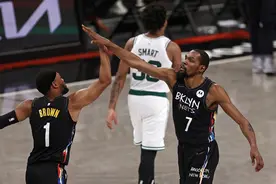 三巨头发挥出色，篮网4比1淘汰凯尔特人晋级NBA东部半决赛图片