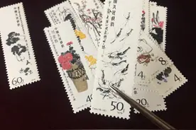 中国人民邮政，T44齐白石作品选邮票及最新行情图片