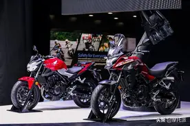 五羊-本田生产的CB400X/F重磅亮相上海国际车展，售价有望破冰图片