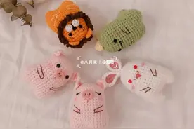 钩针图解：掌中宝5款小动物图片