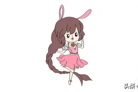 小舞怎么画？一步一步教给你，可爱的漫画小舞就轻松画出来了哦图片