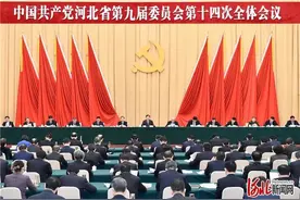 河北省委九届十四次全会在石家庄召开图片