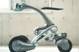 日本发明黑科技代步车，不用时还能变成机器人，像宠物一样跟你走视频封面