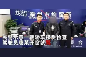 男子驾车拒绝检查，开窗辱骂后不爽，还脱裤子对民警撒尿：你抓我呀图片