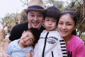 沙溢爆料儿子秘密，称小鱼儿特别喜欢照顾别人，更想做安吉的哥哥图片