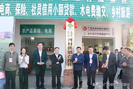 我区第1000个村供销社在北流市揭牌成立图片