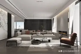 杭州240㎡4室2厅的大平层，个性化意式简约设计，诠释向往的家图片