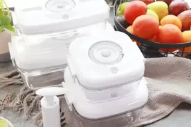 博的真空保鲜盒锁鲜实验，真空效果看得见！图片