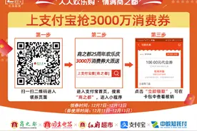 @安徽人 3000万元消费券来了！商之都集团联合支付宝开启跨年狂欢图片