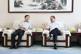 河南省市场监管局党组书记、局长马林青会见济源示范区管委会主任、市长石迎军一行图片