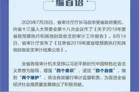 甘肃：审计结果公告图解来啦！图片