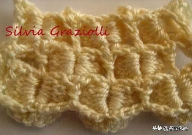 温暖毛线钩鱼鳞的方法