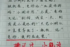 小学生作文《逗比同桌》火了，这样同桌难遇到，老师：小明没撒谎图片
