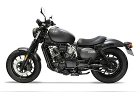 入门Bobber摩托，韩国晓星GV125S，V型水冷双缸引擎图片