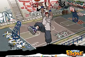 《街头篮球》，在特定时代下流行图片