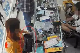 视频还原全过程！女子在店员眼皮底下“变把戏”，将真手机变为模型机  |  申晨间图片