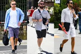 衬衫只搭配西裤？那就太保守了，换上一条短裤，造型轻松时髦图片