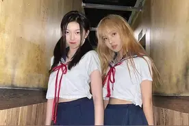 星二代中就服李嫣的自信，穿得比女团还潮，日本学生妹造型很个性图片