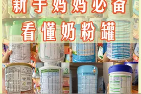奶粉怎么选？新手妈妈必备—看懂奶粉罐图片