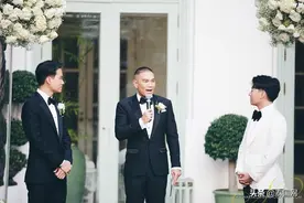 泰国同性情侣结婚！女星Pancake现场送祝福图片