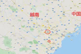 中国山西省运城市平陆县对着河南省，越南的平陆县则属于河南省图片