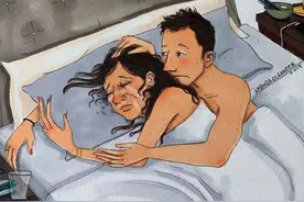 不按套路出牌的插画师，专画情侣“最丑”日常，酸了126万单身狗图片