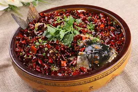 炝锅鱼（沈阳福兴园海鲜饺子城特色菜品）图片