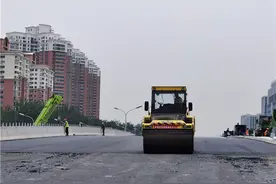 万寿路南延工程四环路跨线桥5月完工图片