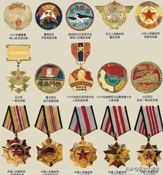 中国人民解放军勋章和奖章大全