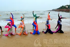 一浴又见“脸基尼”这是青岛夏日的标志图片