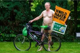辣眼睛！英国一年一度的“裸骑”活动又来了…图片