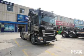 名副其实的公路之王，售价高达92万，带你看看斯堪尼亚R500牵引车图片