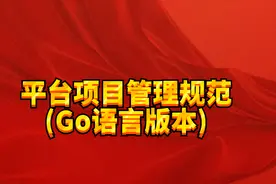 平台项目管理规范(Go语言版本)图片