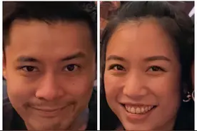 霍启仁与霍启刚、霍启山为朱玲玲庆生后，又在女友的账号中出镜了图片