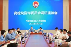 最高检咨询委员会调研组深入自治区检察院调研指导工作图片