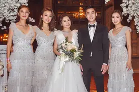 明星婚礼“谁最强”，快看强大亮眼的伴娘团！图片