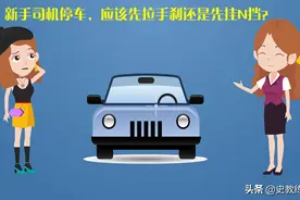 新手司机停车，应该先挂N挡还是先拉手刹，哪个更安全？图片