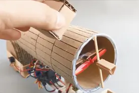 纸做涡轮动力车，这模型厉害吗？视频封面