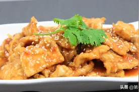 锅包肉家常做法，酸甜酥脆不回软，色泽金黄，上桌抢着吃图片