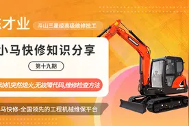 这技术绝了！挖机发动机突然熄火，半天找不到故障，他给修好了！图片
