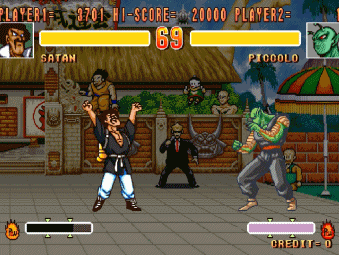 街机游戏《龙珠Z》那些熟悉的技能，堂堂比克大魔王被撒旦虐成狗