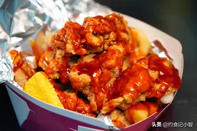 乌鲁木齐这家外卖店丨让你舔手指的韩式酱汁炸鸡，不吹不夸真的可图片