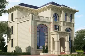 江西李大姐盖新房三层别墅全程独自监工，花了30万，全家满意图片