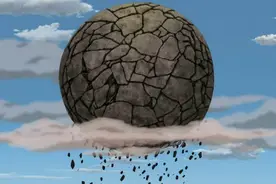 鸣人孤身一个人，是如何挣脱地爆天星的，是四代出手的吗图片