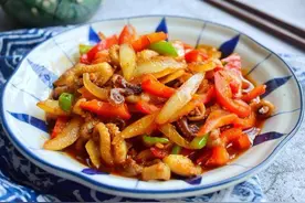 吃八爪鱼别再“爆头”了，会吃的人都这么吃，爽口弹牙吃不够图片