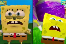 THQ《海绵宝宝》原版VS重制版对比 新版更加卡通风图片