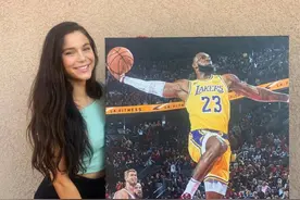 不可思议！美女画家手绘NBA球员画像引热议！网友：人美手巧图片